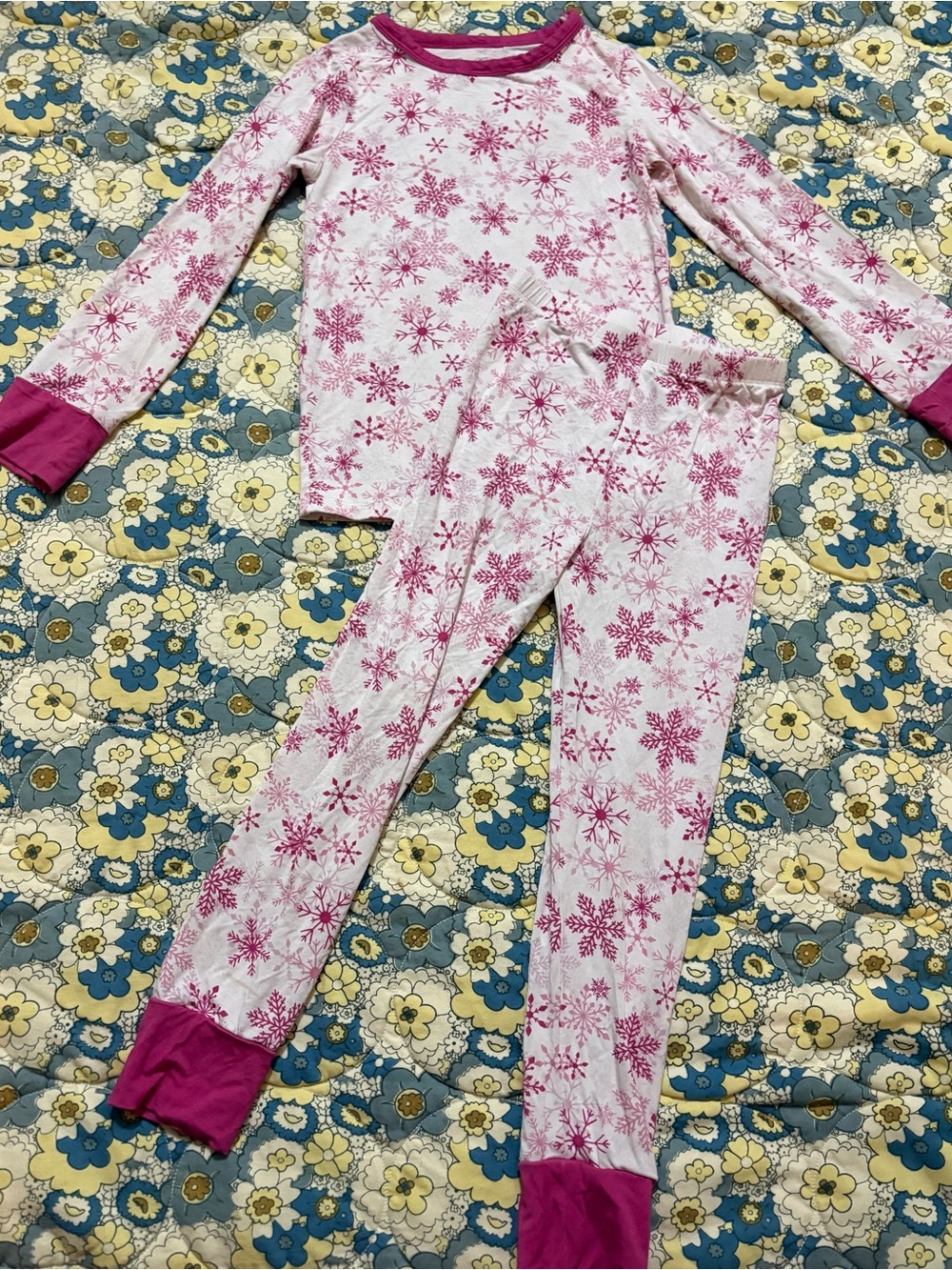 Little Grey girls size 6 year bamboo two piece pajama set